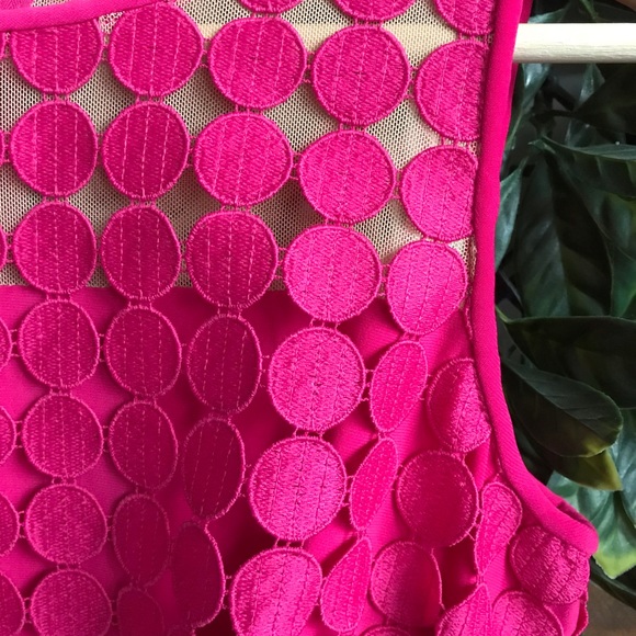 LAUREN RALPH LAUREN Melia Dot-Lace Sheath Dress -2 - Picture 4 of 7